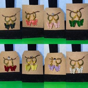 butterfly earrings